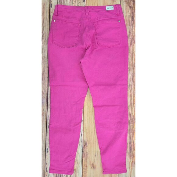 Judy Blue Womens High Rise Skinny Jeans 11/30 Fuchsia 32x28 - Picture 2 of 9